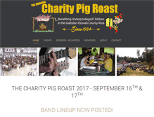 Tablet Screenshot of charitypigroast.com